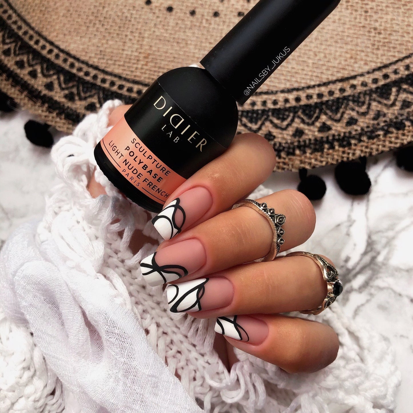 Sculpture Polybase - Light Nude French - Libre de HEMA y TPO | Didier Lab - 10ml