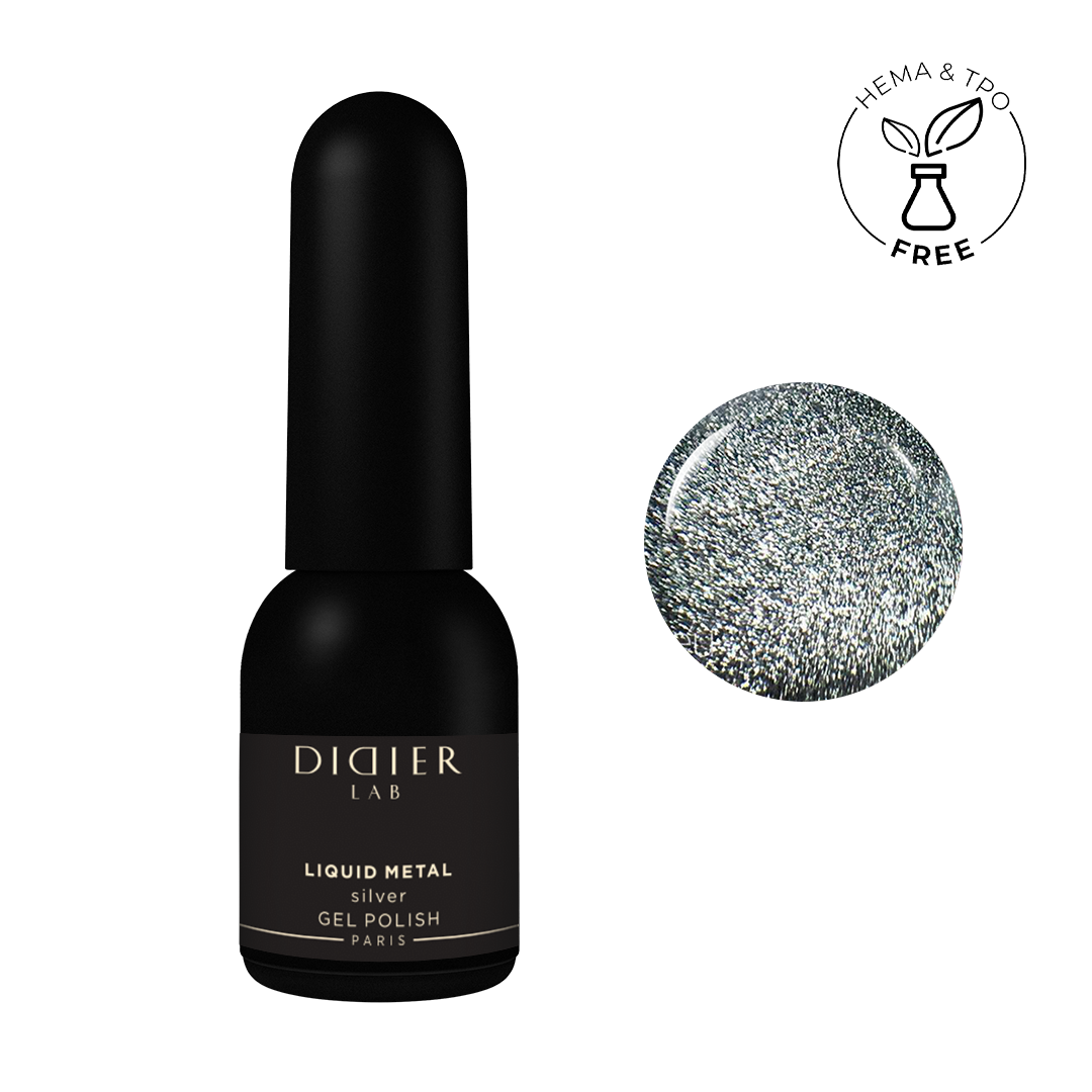 Liquid Metal - Silver (Paso 1 para esmaltado Vitra Gel) - Libre de HEMA y TPO | Didier Lab - 10ml