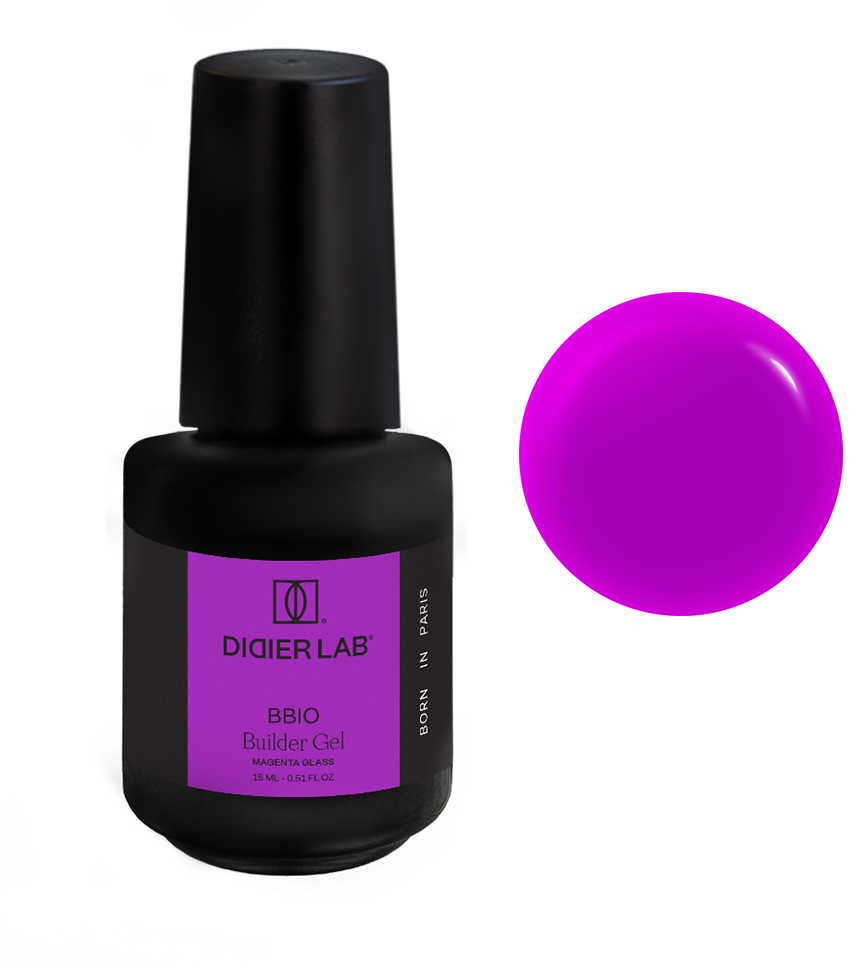Gel Constructor en Botella BBIO Glass - Magenta Glass | Didier Lab - 15ml