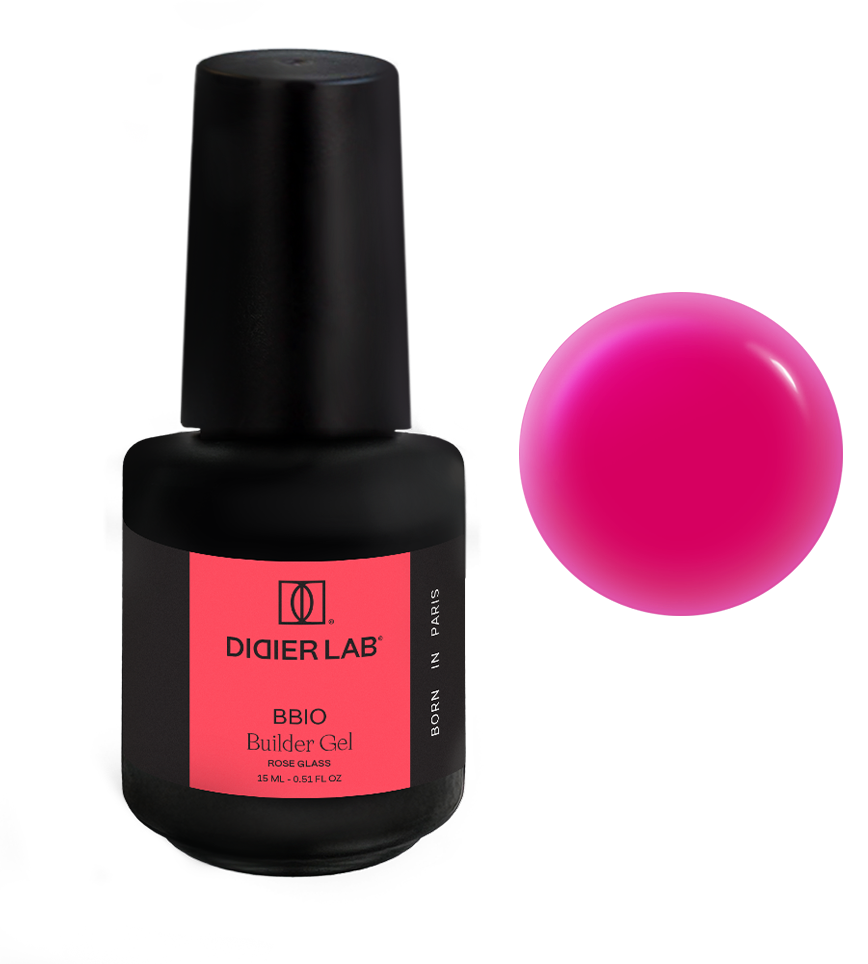Gel Constructor en Botella BBIO Glass - Rose Glass | Didier Lab - 15ml