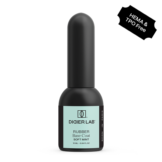 Rubber Base Coat - Soft mint | Didier Lab - 10ml