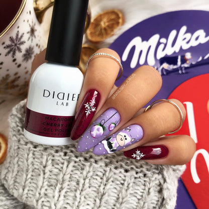 Esmalte semipermanente Macarons - Cherry Jam | Didier Lab - 10ml