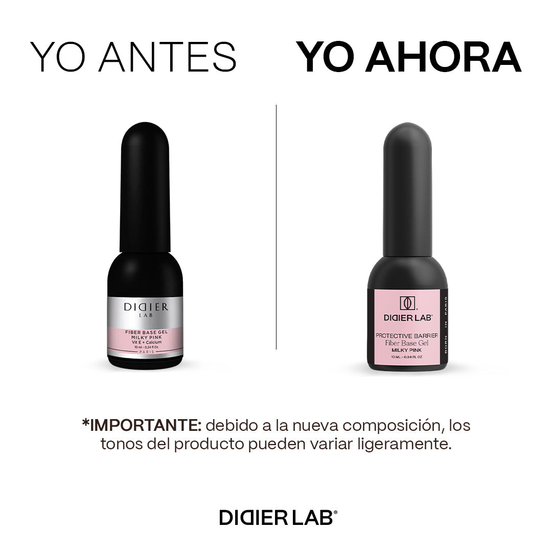 Fiber Base gel - Milky Pink - Libre de HEMA y TPO | Didier Lab - 10ml