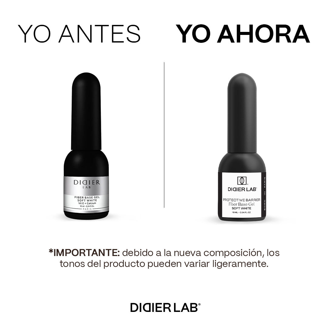 Fiber Base gel - Soft White - Libre de HEMA y TPO | Didier Lab - 10ml