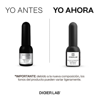 Fiber Base gel - Soft White - Libre de HEMA y TPO | Didier Lab - 10ml