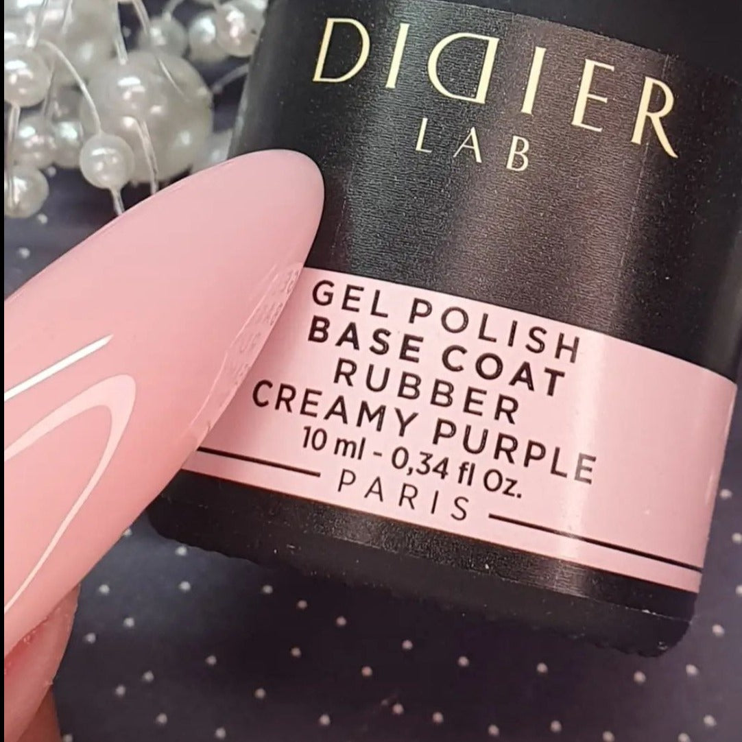 Rubber Base Coat - Creamy Purple |Didier Lab - 10ml