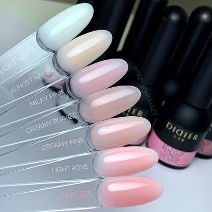 Rubber base coat - Almost Naked - Libre de HEMA y TPO | Didier Lab - 10ml