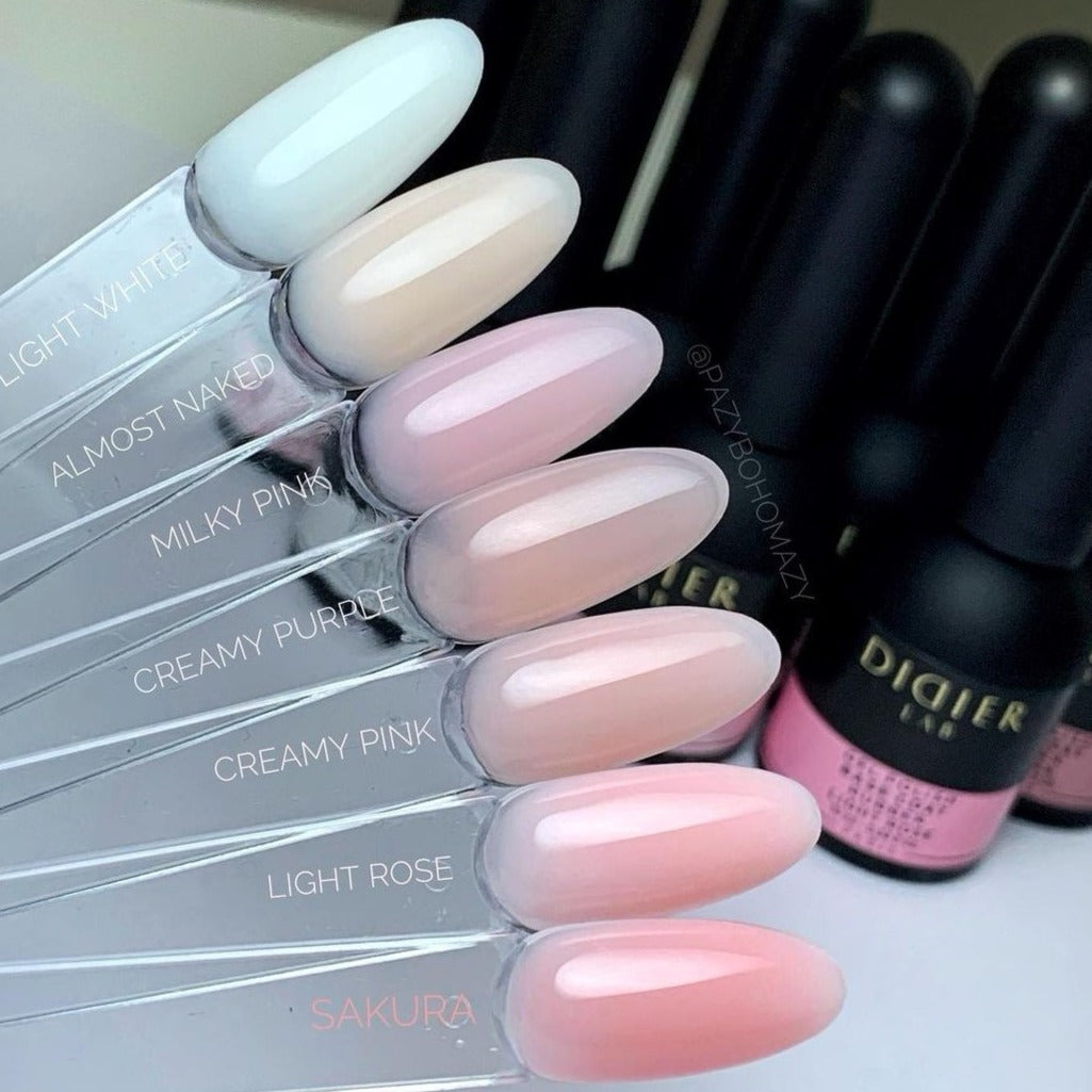 Rubber base - Milky pink - Libre de HEMA y TPO | Didier Lab - 10ml