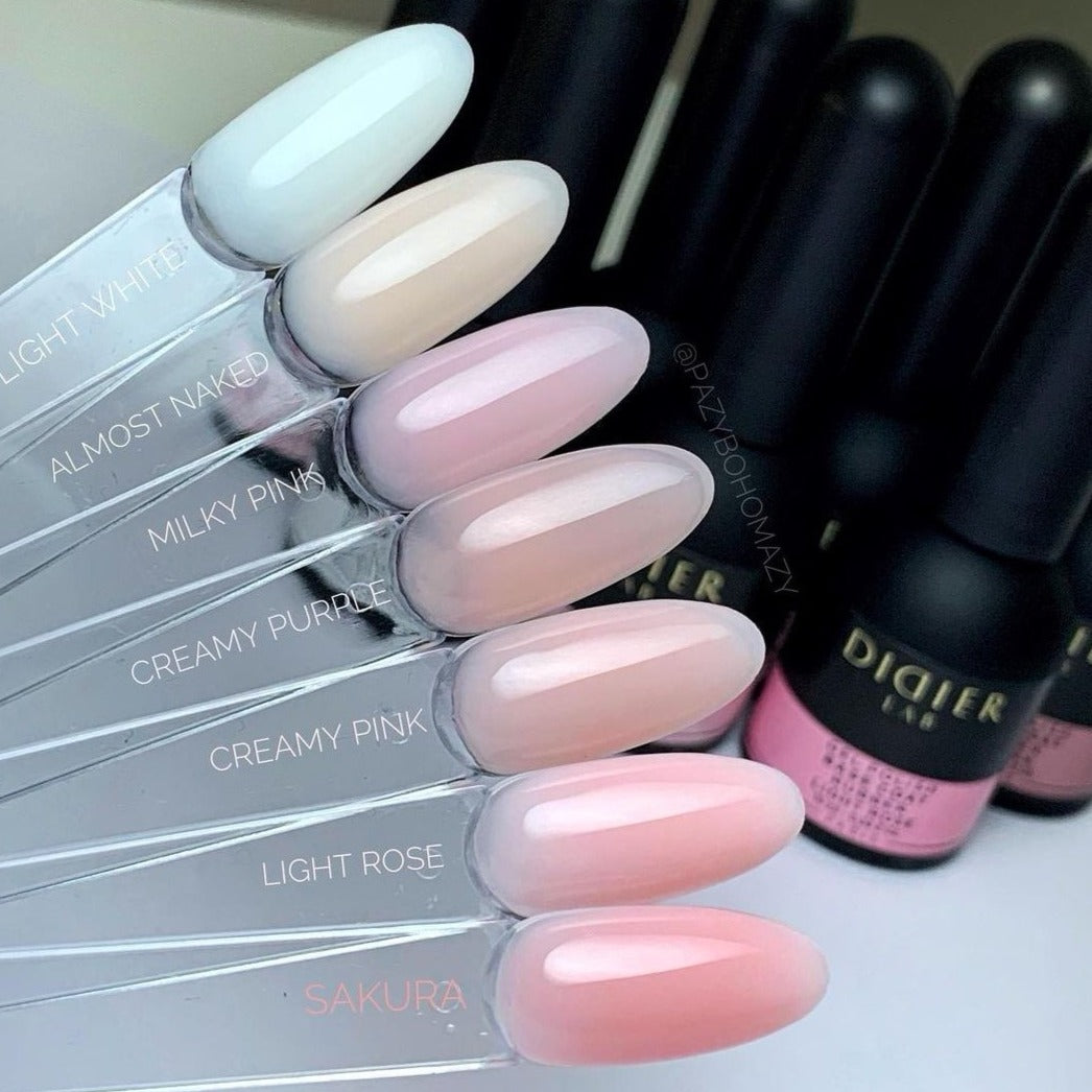 Rubber Base Coat - Sakura - Libre de HEMA y TPO | Didier Lab - 10ml