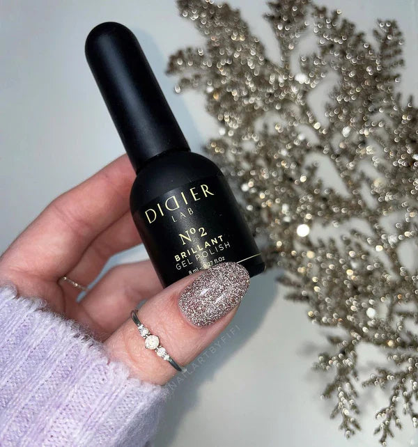 Esmalte semipermanente Brillant - No2  - Libre de HEMA y TPO | Didier Lab -  8ml