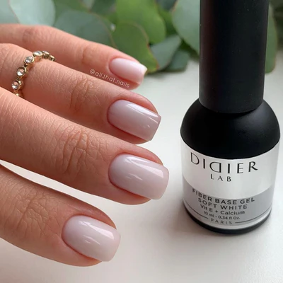 Fiber Base gel - Soft White - Libre de HEMA y TPO | Didier Lab - 10ml