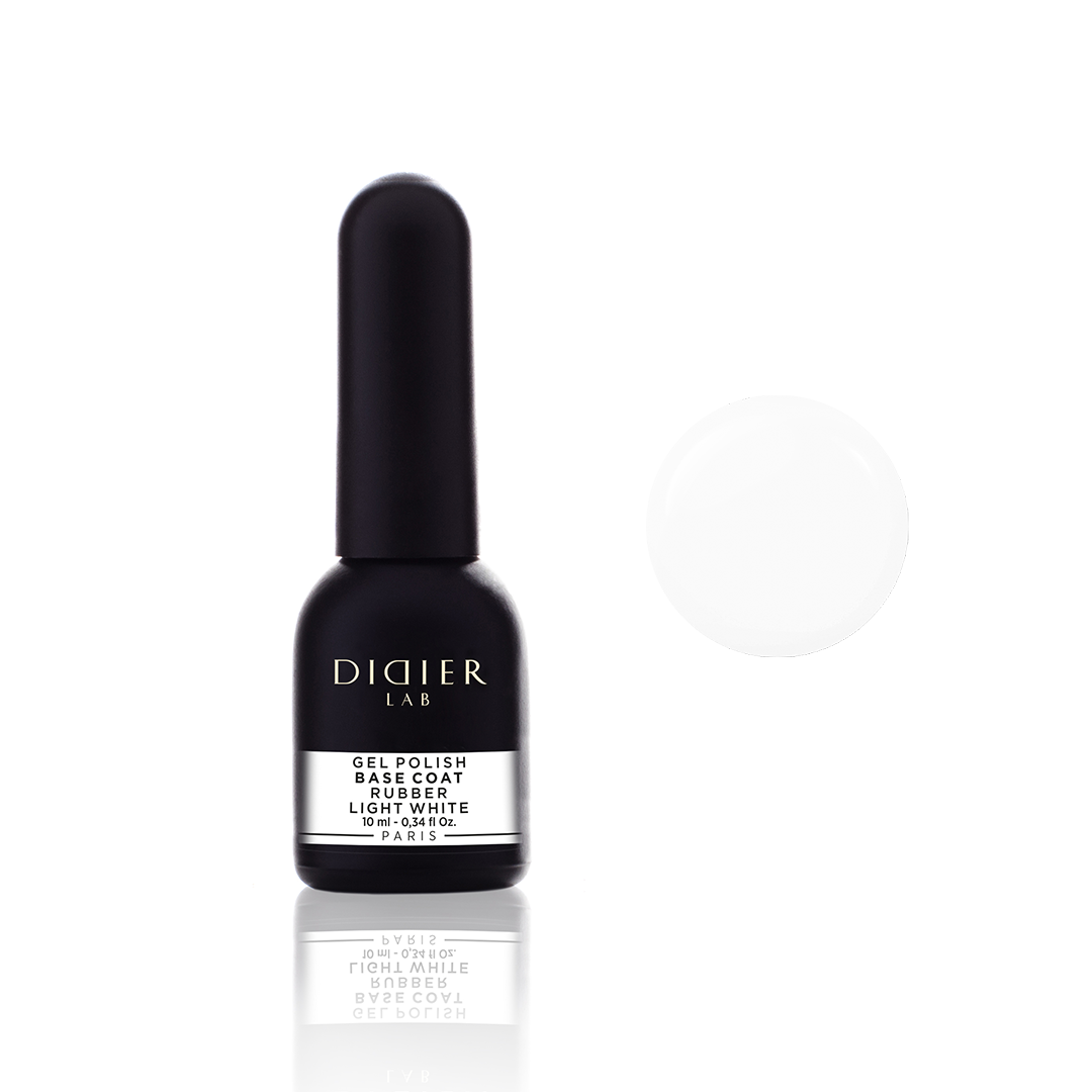 Rubber base coat - Light white - Libre de HEMA y TPO | Didier Lab - 10ml