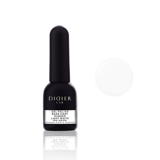 Rubber base coat - Light white - Libre de HEMA y TPO | Didier Lab - 10ml