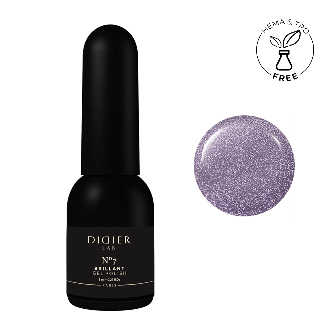 Esmalte Semipermanente Brillant - No7 - Libre de HEMA y TPO | Didier Lab - 8ml