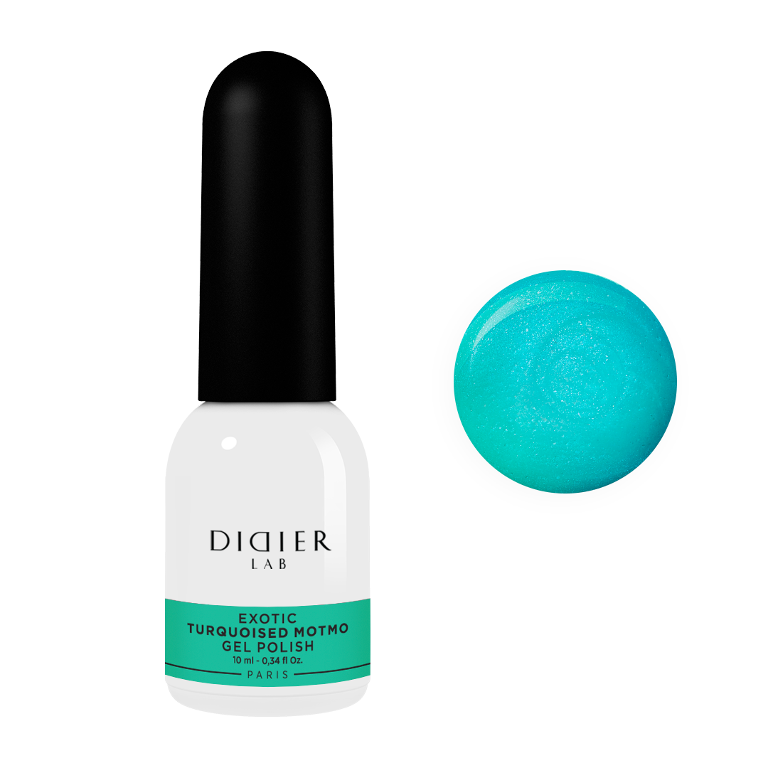 Esmalte Semipermanente Exotic - Turquoised Motmo | Didier Lab - 10ml