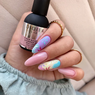 Fiber Base gel -Shimmer Nude - Libre de HEMA y TPO | Didier Lab - 10ml