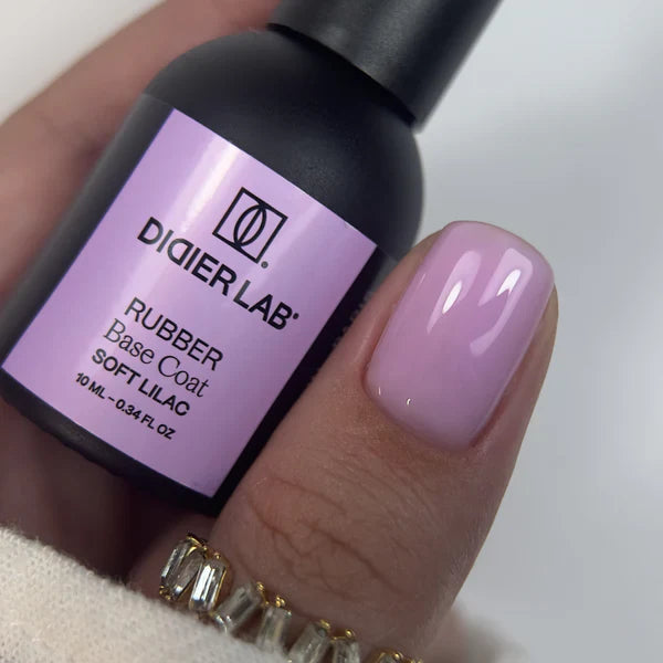 Rubber Base Coat - Soft lilac | Didier Lab - 10ml