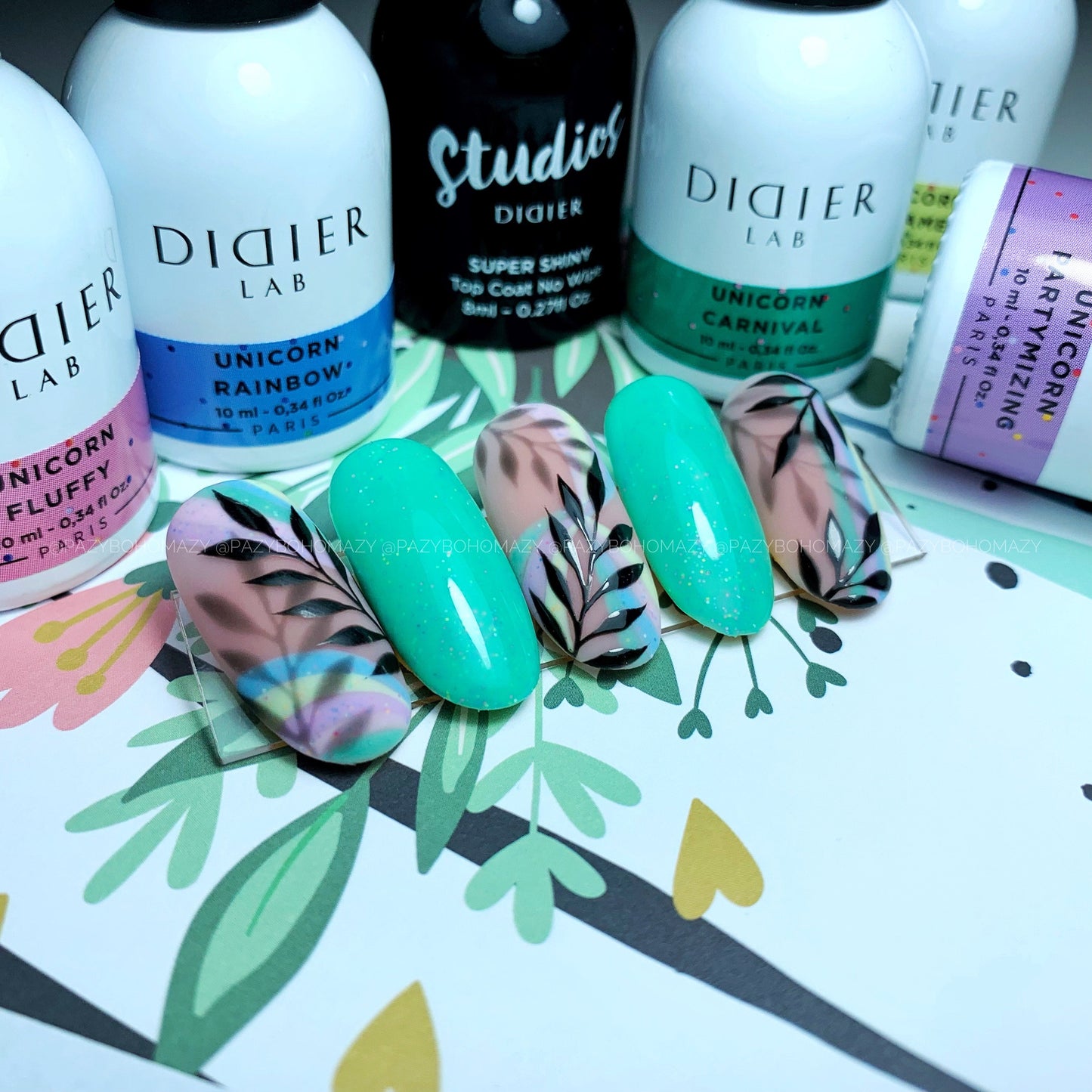 Esmalte Semipermanente Unicorn - Carnival - Libre de HEMA y TPO | Didier Lab - 10 ml