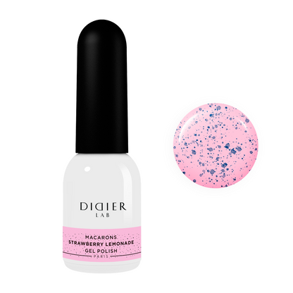 Esmalte Semipermanente Macarons - Strawberry Lemonade - Libre de HEMA y TPO | Didier Lab - 10ml