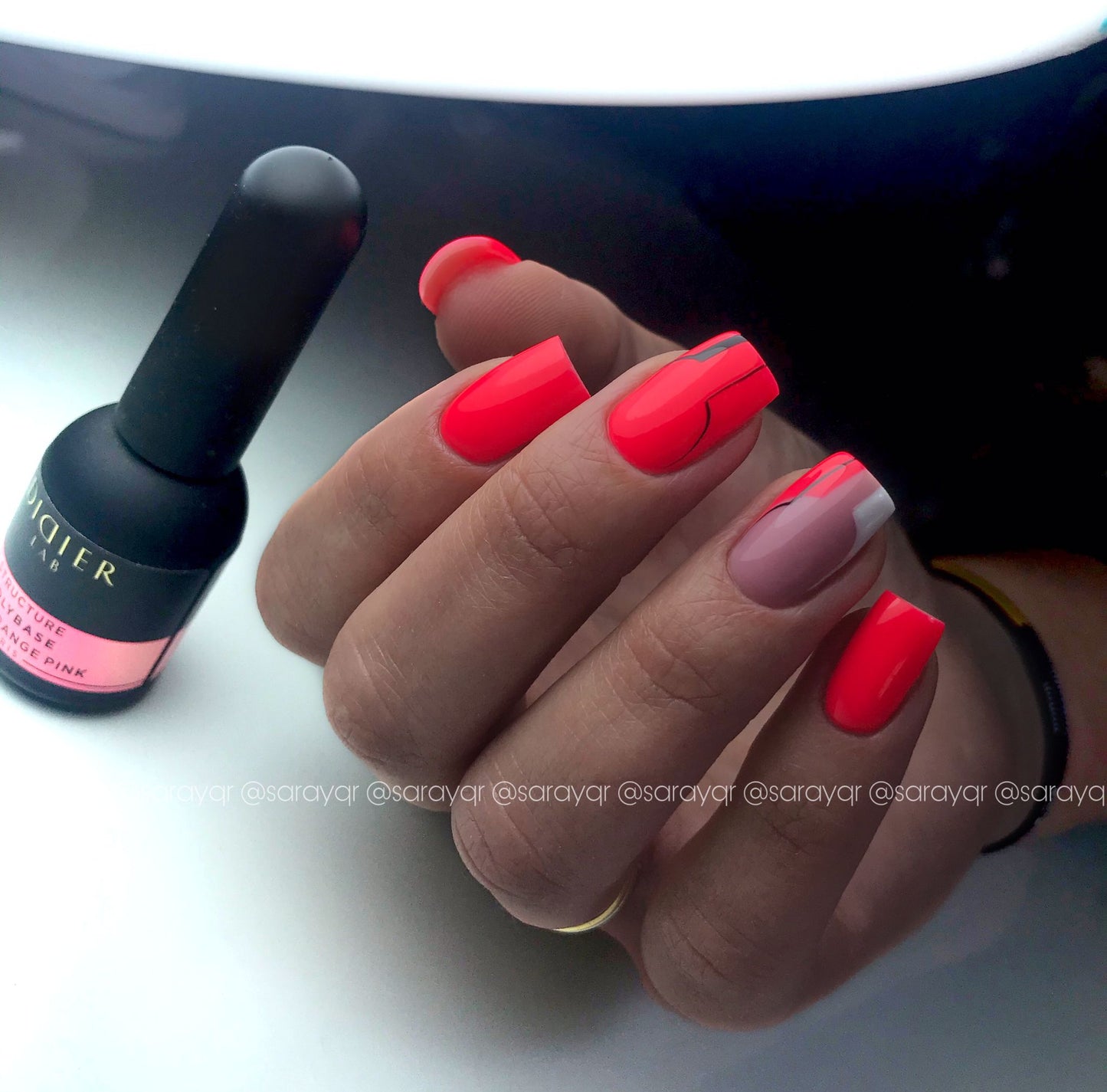 Sculpture Polybase - Neon Orange Pink | Didier Lab - 10ml