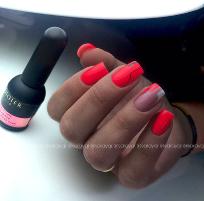 Sculpture Polybase - Neon Orange Pink | Didier Lab - 10ml