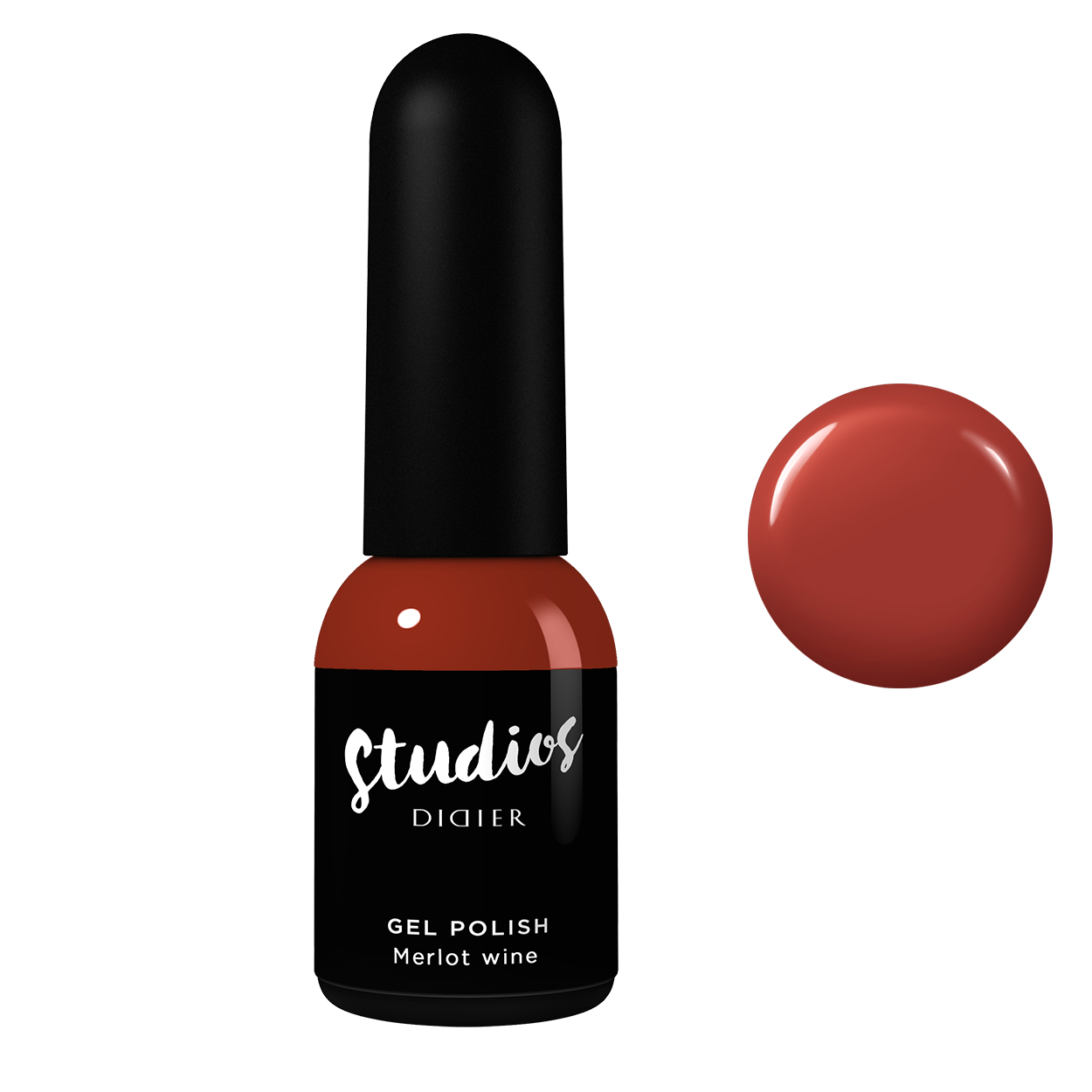 Esmalte Semipermanente Studios - Merlot wine - Libre de HEMA y TPO | Didier Lab - 8ml