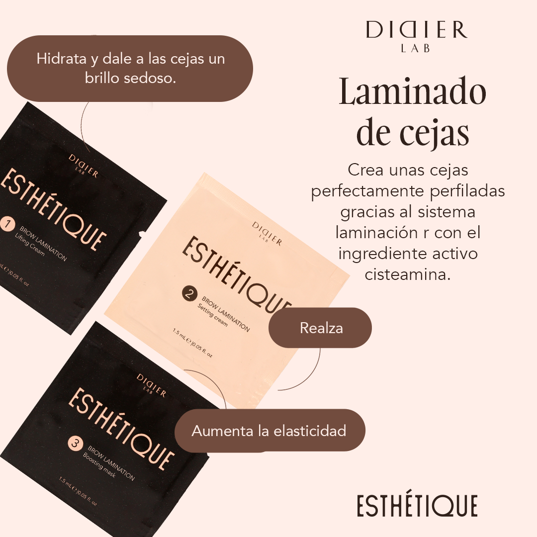 Kit Laminación para cejas -Esthétique | Didier Lab - 3x10 psc.x1,5 ml