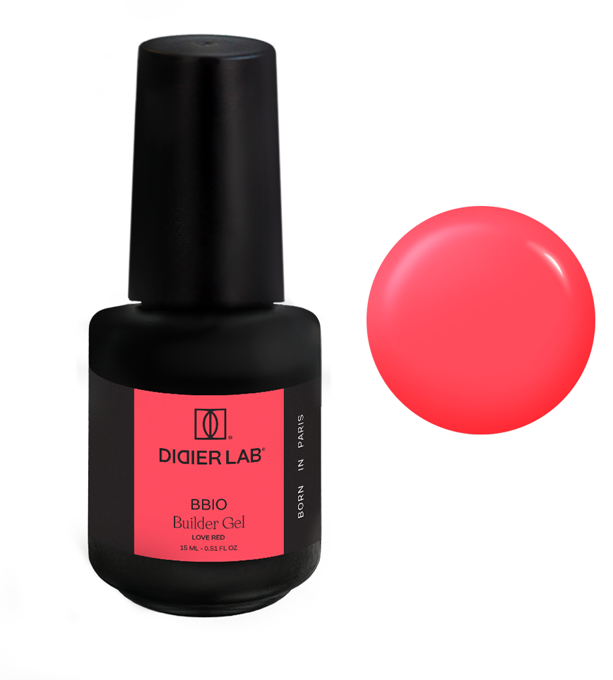 Gel Constructor en Botella BBIO Iconic - Love Red | Didier Lab - 15ml