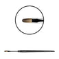 Didierlab Brushes Gel brush "Didier Lab", No6, oval, (red sable synthetic), 1 psc