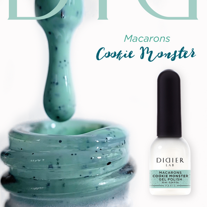 Esmalte semipermanente Macarons - Cookie Monster - Libre de HEMA y TPO | Didier Lab - 10ml