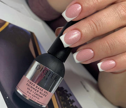 Fiber Base gel -Shimmer Nude - Libre de HEMA y TPO | Didier Lab - 10ml